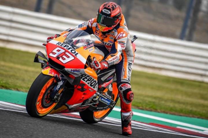 Marc Márquez Honda test Misano