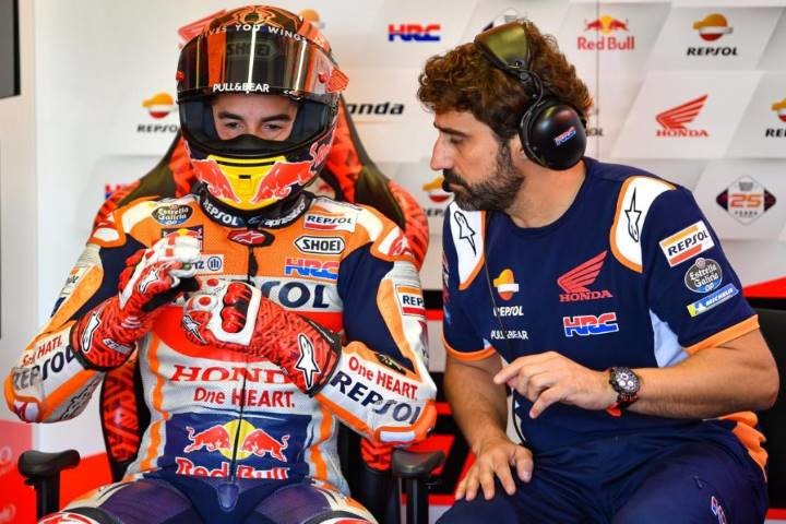Marc Márquez Honda test Misano