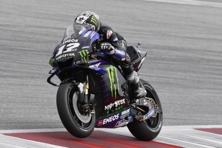 Maverick Viñales durante el Gran Premio de Austria 