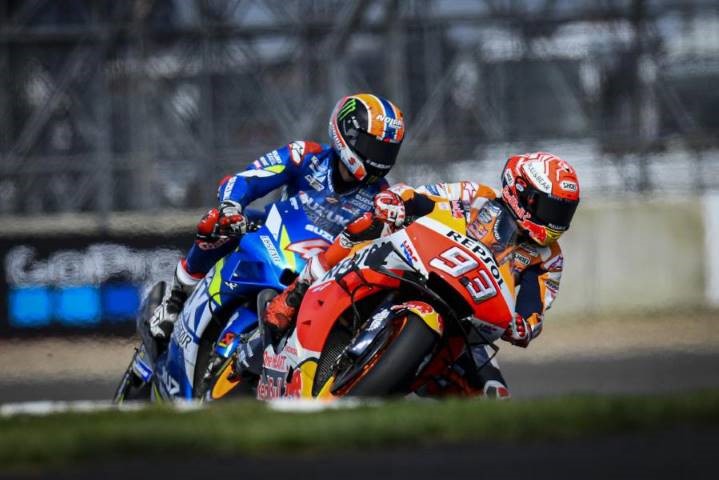 Marc Márquez Dovizioso Rins Silverstone MotoGP Repsol Honda