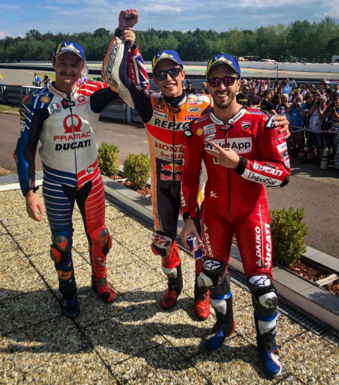 Marc Márquez Andrea Dovizioso Jack Miller MotoGP Brno