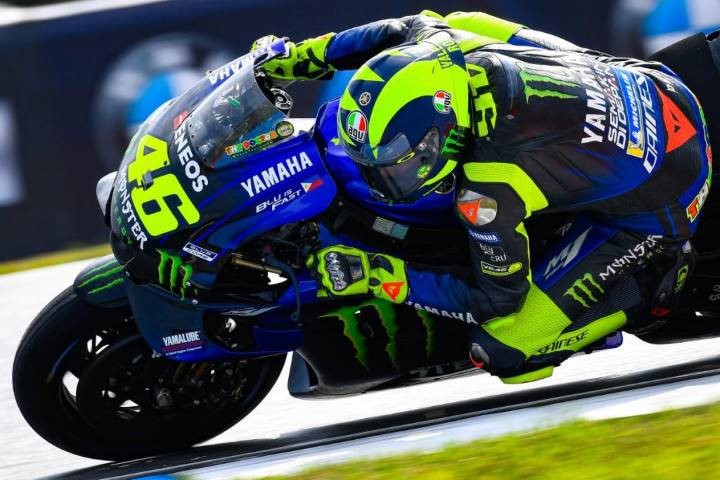 Valentino Rossi Marc Márquez Álex Rins neumáticos