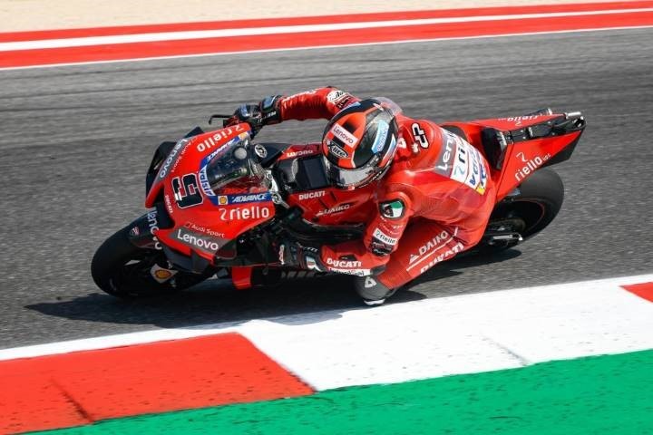 Danilo Petrucci durante el GP de San Marino 