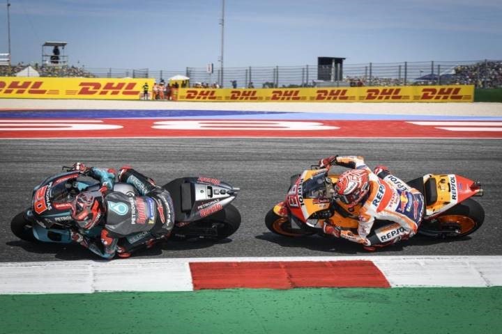 Ffabio Quartararo y Marc Marquez Misano