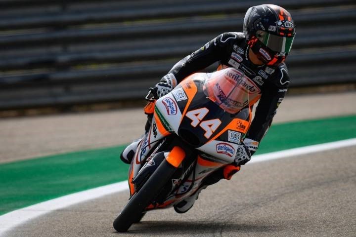 Arón Canet en el Gran Premio de Aragón de Moto3