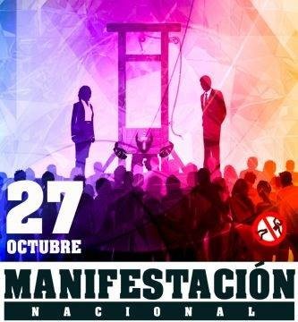 manifestación motera IMU