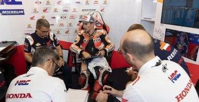 Jorge Lorenzo en su box durante el Gran Premio de San Marino