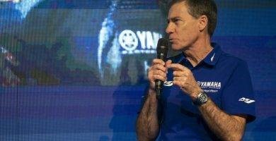 Lin Jarvis en un acto de Yamaha