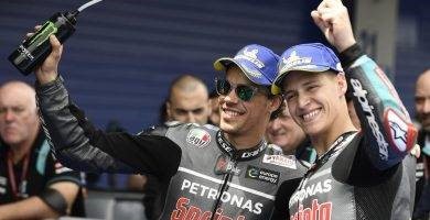 Quartararo Morbidelli Yamaha Petronas Misano test