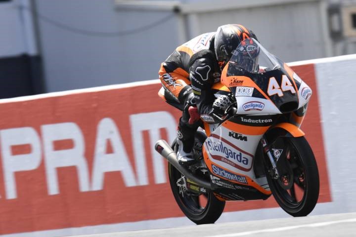 Arón Canet durante los entrenamientos libres del Gran Premio de Australia