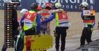 marc márquez, motogp, gp tailandia, buriram, honda, caida