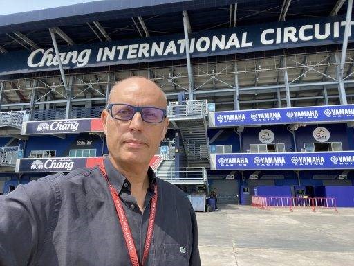 Ernest Riveras en el Circuito Internacional Chang de Buriram