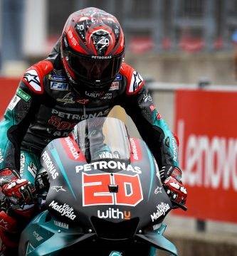 Fabio Quartararo durante los entrenamientos libres del Gran Premio de Japón de MotoGP