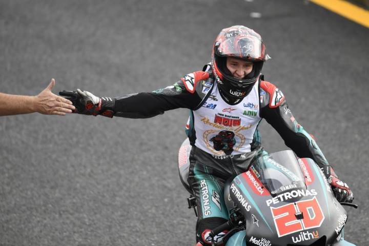 Fabio Quarataro durante el último Gran Premio de Japón
