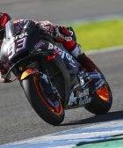 Marc Márquez durante los test de pretemporada en Jerez