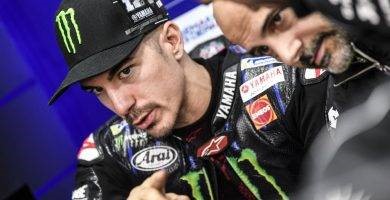 Maverick Viñales en su box en el pasado Gran Premio de Japón