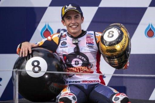 Marc Márquez bola 8 Tailandia Chang Buriram MotoGP Repsol Honda ThaiGP