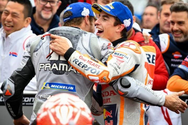 miller, márquez, motogp
