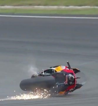Márquez caída airbag