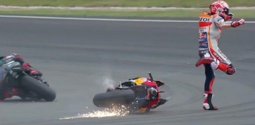 Márquez caída airbag