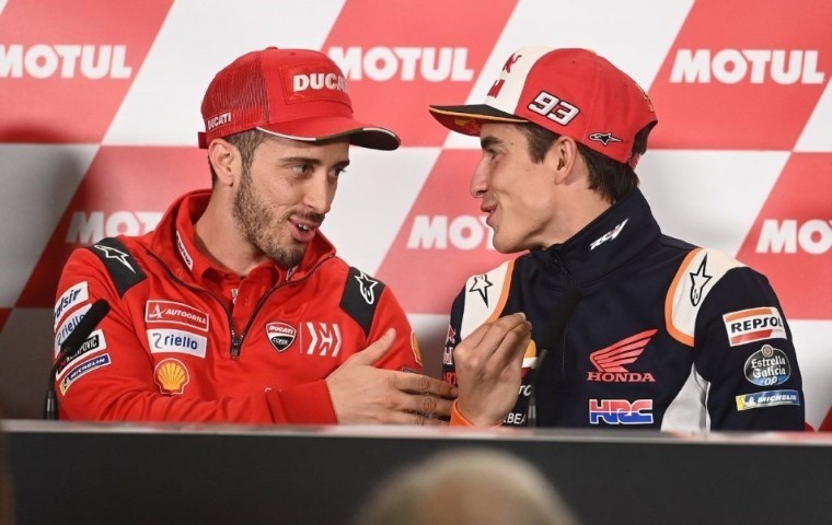 Márquez Dovizioso Honda Ducati