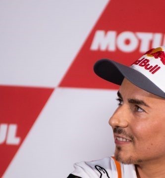Jorge Lorenzo durante la rueda de prensa