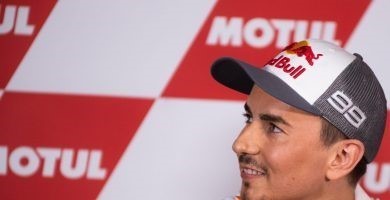 Jorge Lorenzo durante la rueda de prensa