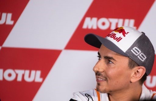 Jorge Lorenzo durante la rueda de prensa