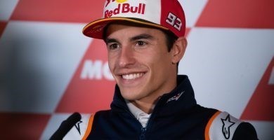 Marc Márquez durante la rueda de prensa del Gran Premio de la Comunitat Valenciana