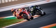 Marc Márquez y Maverick Viñales durante los entrenamientos libres del Gran Premio de la Comunitat Valenciana