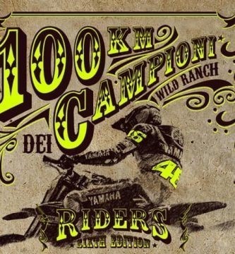 Cartel 100Km de los Campeones de Valentino Rossi
