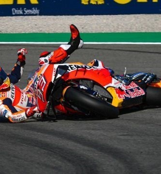 Caída Marc Márquez MotoGP