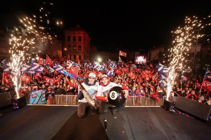 Márquez Marc Álex fiesta Cervera título celebración MotoGP Moto 2