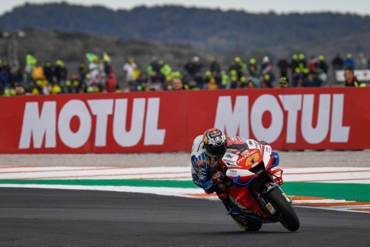 Jack Miller durante el Gran Premio de Valencia