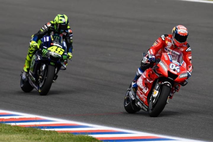 Andrea Dovizioso Valentino Rossi Ducati motocross