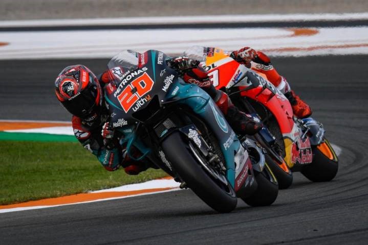 Fabio Quartararo Marc Márquez Petronas Yamaha MotoGP