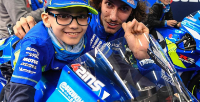 Joan Mir Álex Rins Suzuki Ecstar Fundación Unoentrecienmil