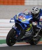Suzuki durante el Gran Premio de Valencia de MotoGP