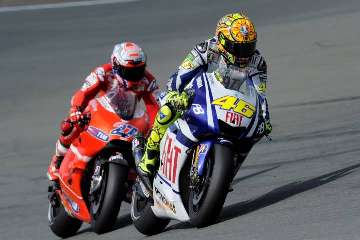 Rossi Stoner MotoGP