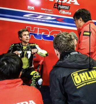 Álvaro Bautista Honda WorldSBK Jerez Test HRC