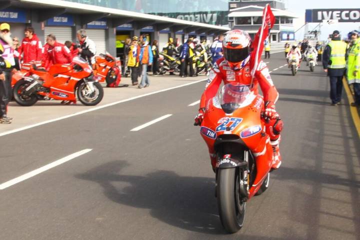 Casey Stoner MotoGP Australia Subasta Ducati Honda Miller