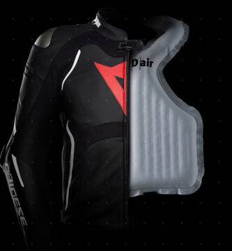 Imagen publicitaria del sistema D-Air de Dainese