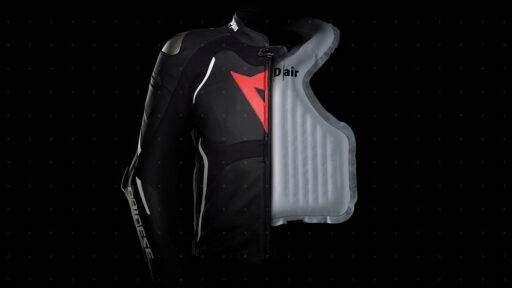 Imagen publicitaria del sistema D-Air de Dainese