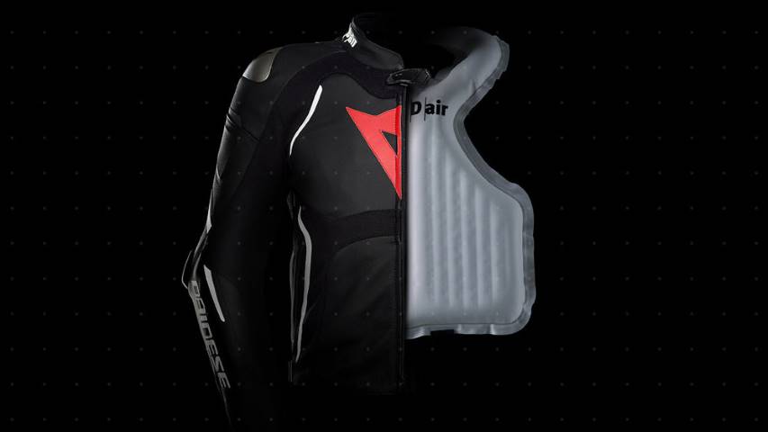 Imagen publicitaria del sistema D-Air de Dainese