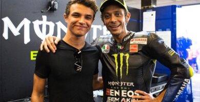 Lando Norris sobre Valentino Rossi