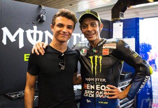 Lando Norris sobre Valentino Rossi