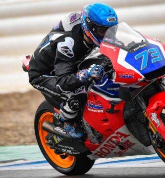 Álex Márquez durante el último test de Jerez de MotoGP
