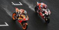 Dani Pedrosa Danilo Petrucci en la carrera de MotoGP de Valencia 2018
