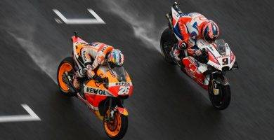 Dani Pedrosa Danilo Petrucci en la carrera de MotoGP de Valencia 2018