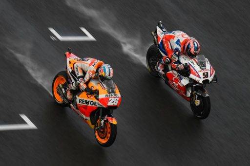 Dani Pedrosa Danilo Petrucci en la carrera de MotoGP de Valencia 2018
